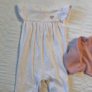 Carter’s Newborn Romper Outfit Polka Dot